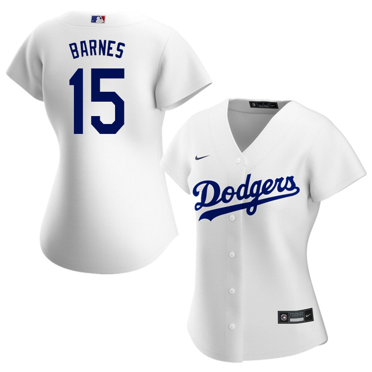 Nike Women #15 Austin Barnes Los Angeles Dodgers Baseball Jerseys Sale-White